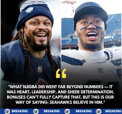 Marshawn Lynch Rewards Njigba After Seahawks’ Thrilling 30–24 Victory Over Titans: Heart, Leadership, and Legacy Recognized
