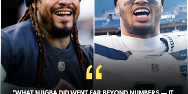 Marshawn Lynch Rewards Njigba After Seahawks’ Thrilling 30–24 Victory Over Titans: Heart, Leadership, and Legacy Recognized