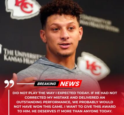 A Moment That Shook the Locker Room: Patrick Mahomes Hands Over the Game Ball After Overtime Win, Stuns Kansas City With Emotional Admission