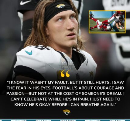 Trevor Lawrence rushes from victory to the hospital, leaving fans stunned as rookie Denzel Burke battles pain after their brutal collision.