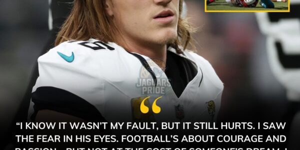 Trevor Lawrence rushes from victory to the hospital, leaving fans stunned as rookie Denzel Burke battles pain after their brutal collision.