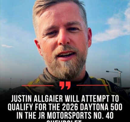 Who’s ready for an encore?🏁 JRM is officially taking the No. 40 Chevrolet to the Daytona 500 with Justin Allgaier behind the wheel. Big moment coming!