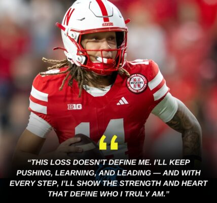 Resilience in the Face of Defeat: TJ Lateef’s Defiant Response After Nebraska’s Loss to Penn State