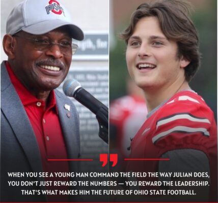 BREAKINGNEWS: Ohio State Buckeyes legend Griffin reportedly approved a $25,000 performance bonus for Julian Sayin after his stellar performances in recent games.