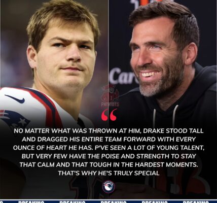 Joe Flacco Sparks Outrage After Loss by Heaping Praise on Drake Maye — Then Does Something That Left Bengals Fans Fuming