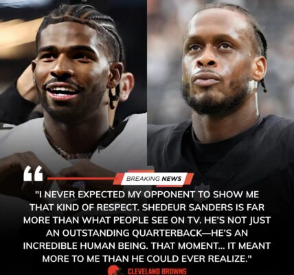 A Gesture Beyond the Game: Shedeur Sanders Consoles Geno Smith After Browns’ 24-10 Victory