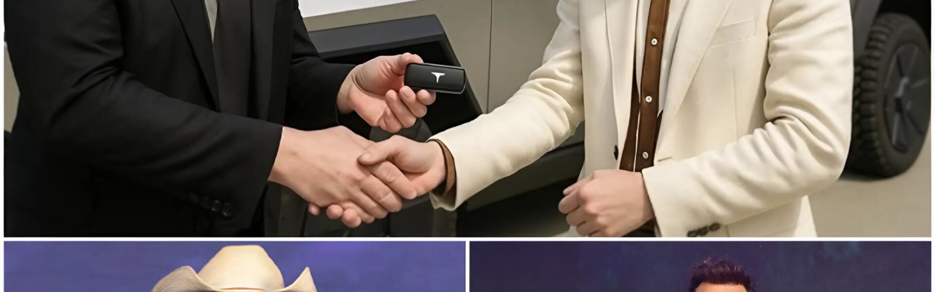 History Rewritten: Elon Musk Surprises America by Giving Tesla Cybertruck to Runner-Up John Foster in Unbelievable Finale Twist