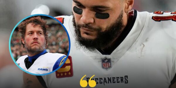 BREAKINGNEWS: Matthew tanfford’s unexpected sideline moment with Mike Evans steals the spotlight after Rams’ 34–7 victory