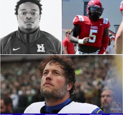 BREAKING: Matthew Stafford leads emotional visit to support young athlete James E. Owens Jr's family after his heartbreaking death