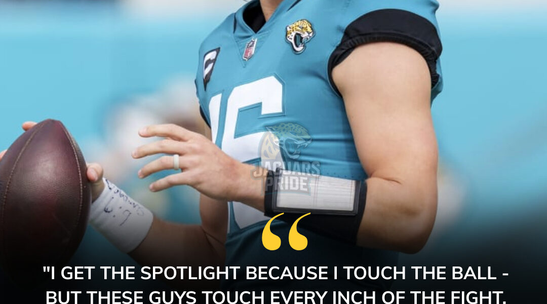 Trevor Lawrence stuns NFL, gives MVP to O-Line after Jaguars’ 27-24 win—locker room erupts, social media explodes!