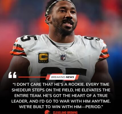 Myles Garrett Shows Support for Shedeur Sanders After Impressive Debut