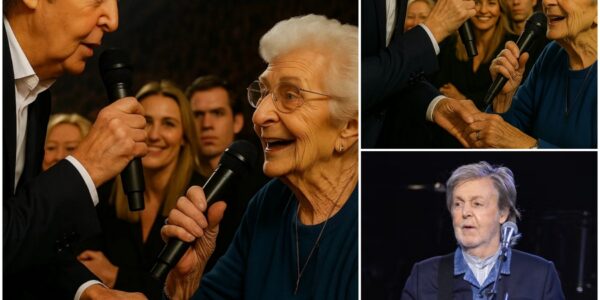 NO ONE EXPECTED IT — Paul McCartney Stopped Mid-Song and Gently Pulled an Elderly Woman Onstage. The lights dimmed, the band froze, and for a brief moment — time itself seemed to stop.