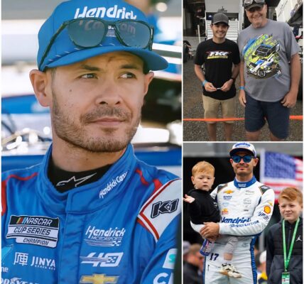BREAKING: Kyle Larson entered trembling, voice cracking. A few shaken words about a family health crisis left the entire NASCAR world stunned.