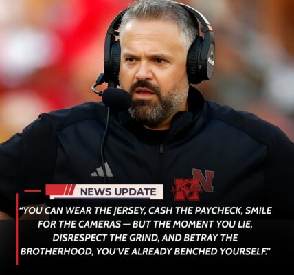 BREAKING: Nebraska Cornhuskers head coach Matt Rhule has stunned the football world by suspending three of the team’s star players after they were caught partying at a downtown nightclub on Monday night