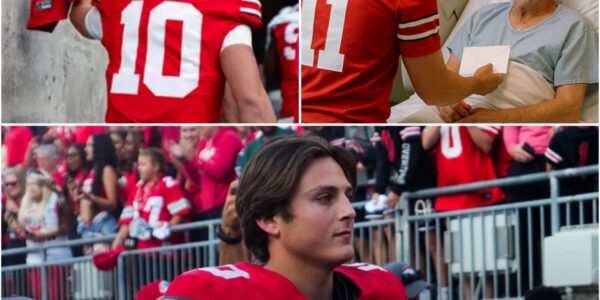 BREAKINGNEWS: Julian Sayin’s heartfelt gesture stuns college football world as the Ohio State star auctions his signed game jersey to help a fan battling cancer
