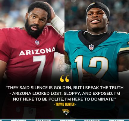 Jaguars shock NFL! Travis Hunter roasts Arizona LIVE, 8 savage words, fans erupt, Cardinals embarrassed, Brissett dominates, chaos everywhere!