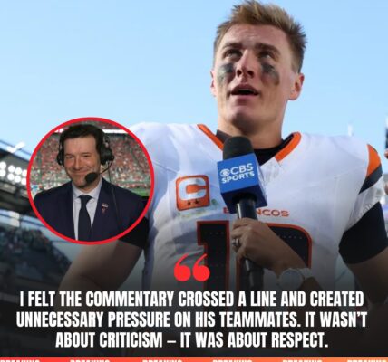BREAKINGNEWS: Tony omo’s controversial on-air comments ignite backlash as Bo Nix requests CBS to remove him from future Denver Broncos broadcasts