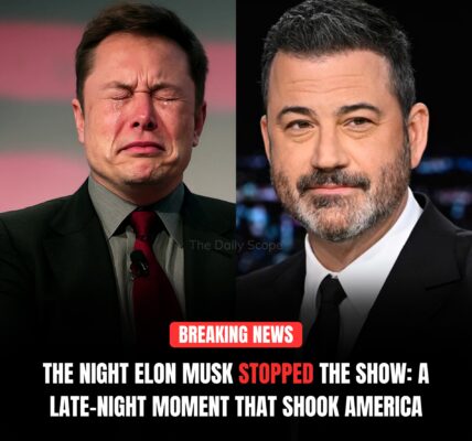 “THE NIGHT ELON MUSK STOPPED THE SHOW: A Late-Night Moment That Shook America.”