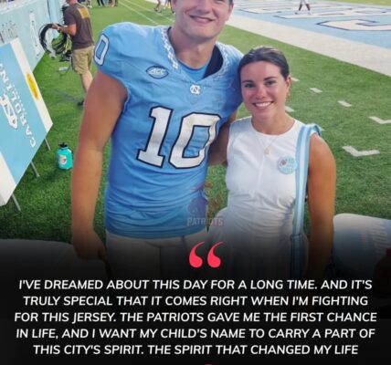 Double Celebration! QB Drake Maye Readies for Baby No.1 — And the Name Sparks Buzz Across New England