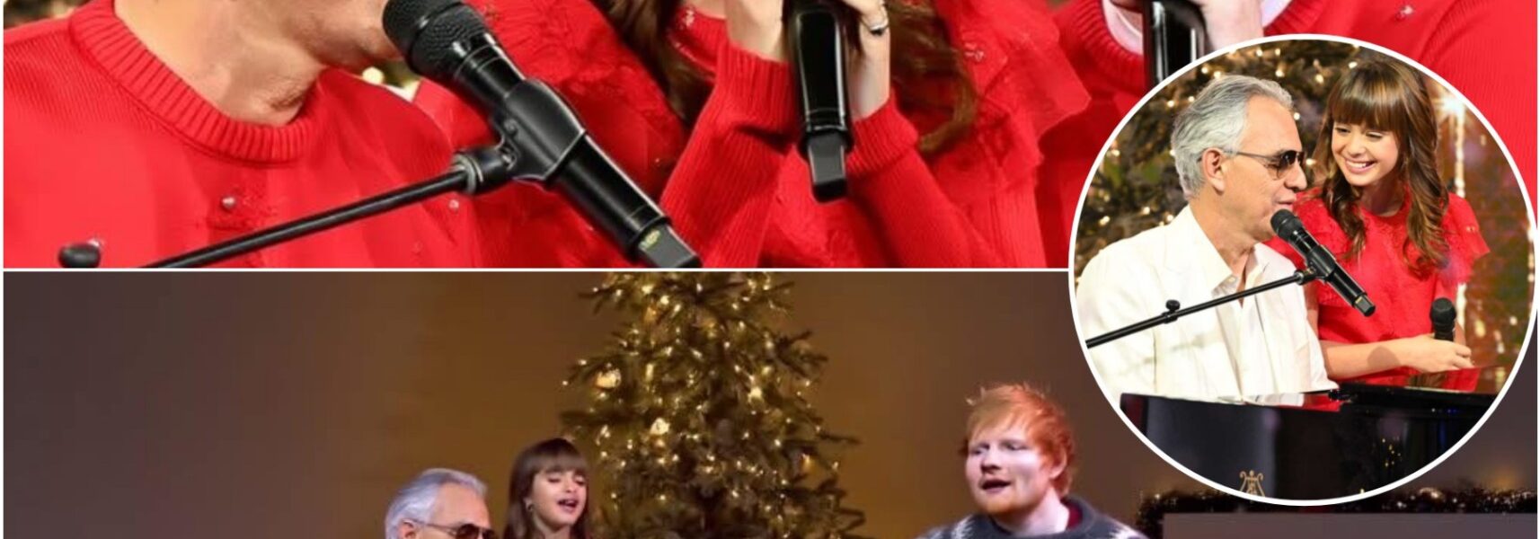 Andrea Bocelli, Daughter Virginia & Ed Sheeran Release Heartwarming Christmas Song “Under the Winter Sky”