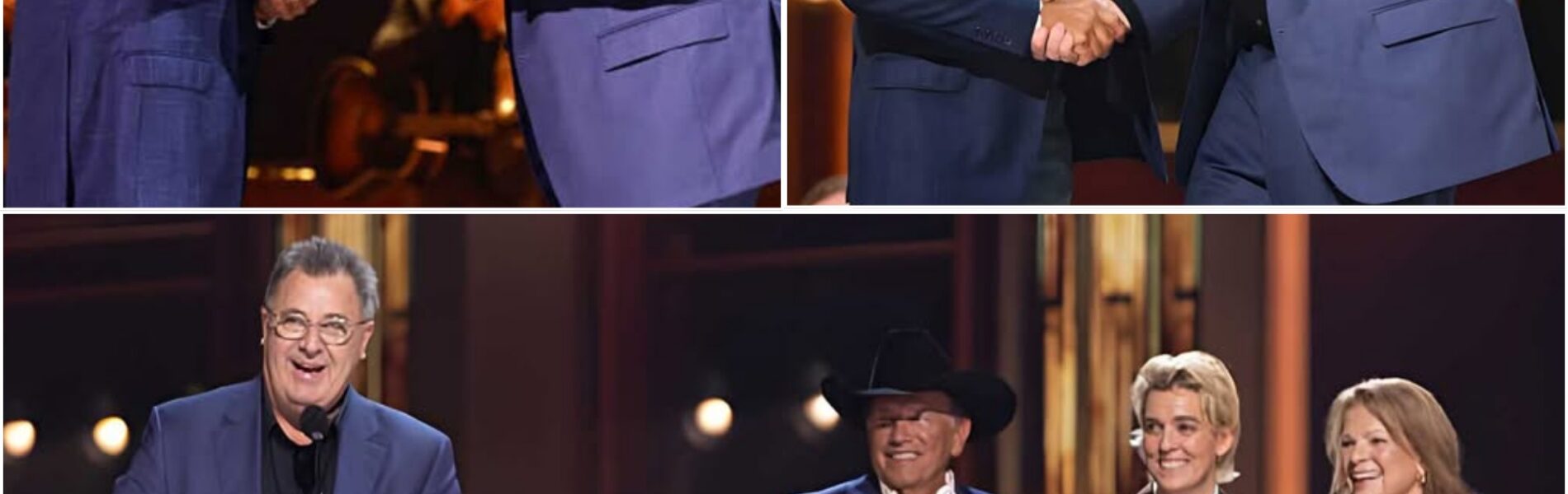 George Strait Makes Surprise Appearance at the 2025 CMA Awards to Honor Vince Gill’s Willie Nelson Lifetime Achievement Award-siu