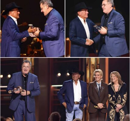George Strait Makes Surprise Appearance at the 2025 CMA Awards to Honor Vince Gill’s Willie Nelson Lifetime Achievement Award-siu