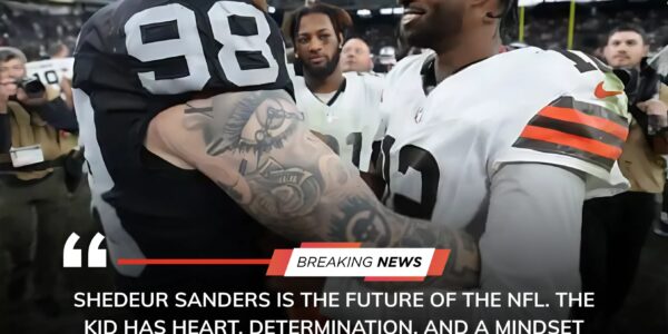 Maxx Crosby Reflects on Shedeur Sanders’ Journey from “Chubby Kid” to NFL Quarterback