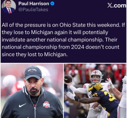 BREAKINGNEWS: Ohio State enters the most pressurized Michigan showdown in modern rivalry history — and the entire season may hinge on one game