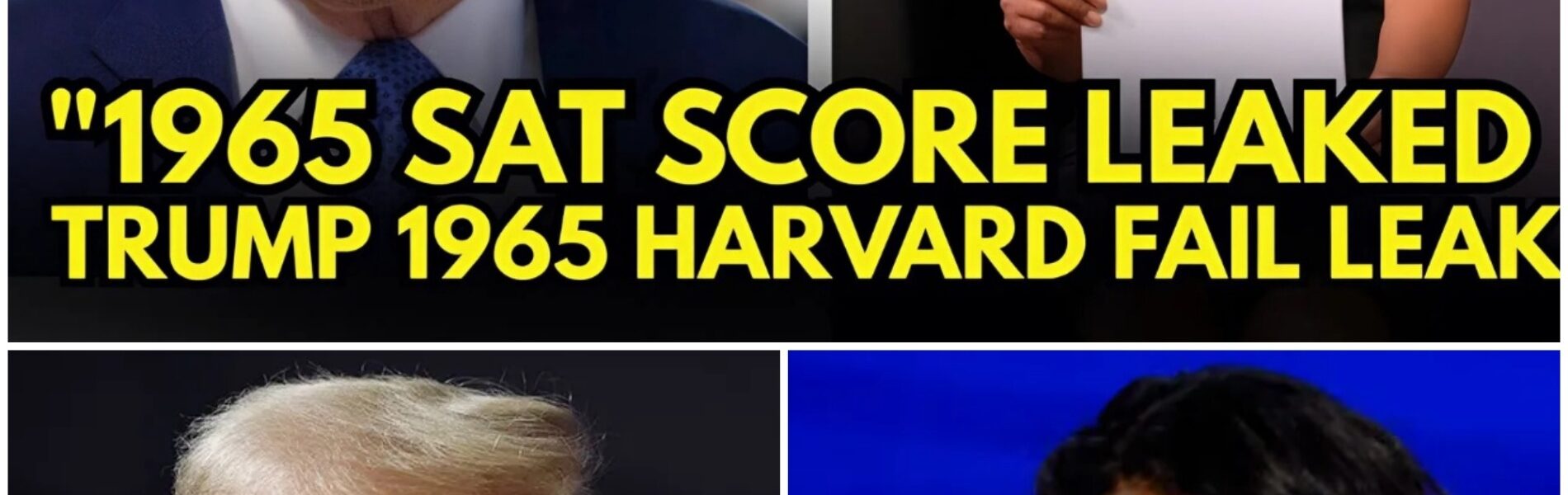 T.r.u.m.p. called Harvard grads stupid. Tonight, Congresswoman Jasmine Crockett allegedly dropped his 1965 SAT score… and it’s BAD...