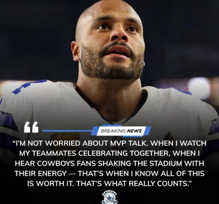 Dak Prescott Rejects MVP Honors, Spotlighting Teammate in a Powerful Act of Leadership
