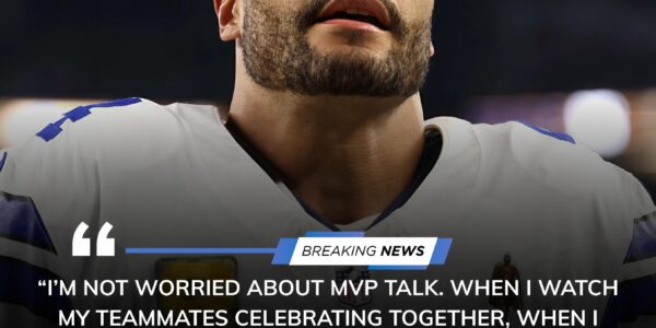 Dak Prescott Rejects MVP Honors, Spotlighting Teammate in a Powerful Act of Leadership