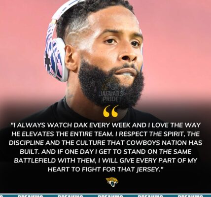 Odell Beckham Jr. eyes joining Trevor Lawrence in Jacksonville—promises to fight for every yard, shocking NFL fans everywhere.