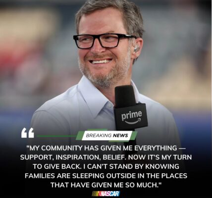 BREAKING NEWS: Dale Earnhardt Jr. Commits $5 Million to Support Homeless Families — ‘I Can’t Stand By Knowing People Are Sleeping Outside’