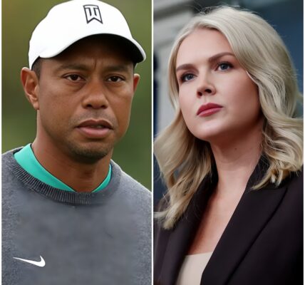 The Twelve Words That Silenced the Storm: Tiger Woods Faces Karoline Leavitt’s Controversy