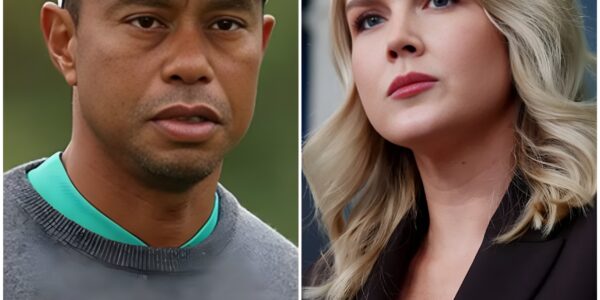 The Twelve Words That Silenced the Storm: Tiger Woods Faces Karoline Leavitt’s Controversy