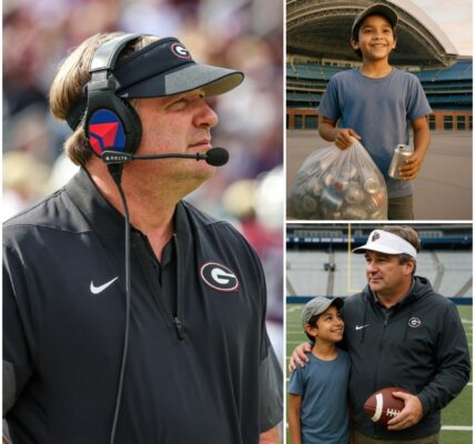 BREAKING: Kirby Smart Creates a Miracle as 11-Year-Old Boy Who Collected Scrap for 3 Years Finally Gets Into Sanford Stadium