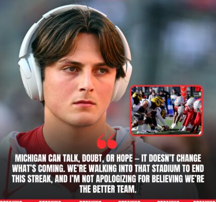 BREAKINGNEWS: Julian Sayin vows to end Ohio State’s losing streak to Michigan as the Buckeyes make a defining announcement before The Game