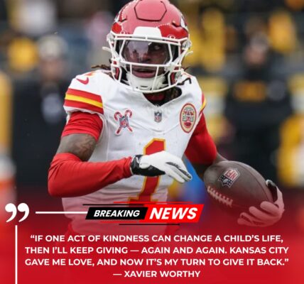 BREAKINGNEWS Xavier Worthy commits $3 million on thanksgiving to support kansas city families, revealing the childhood story behind his generosity