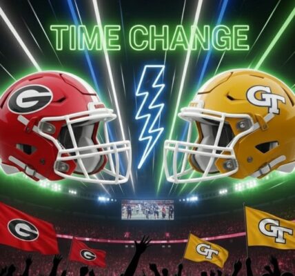 BREAKING NEWS: NCAA Officially Confirms Kickoff Time for Georgia Bulldogs vs. Georgia Tech Yellow Jackets on the 28th.