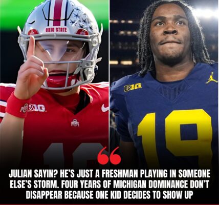 BREAKINGNEWS: Julian Sayin fires back at Bryce Underwood as Ohio State prepares for a showdown with Michigan