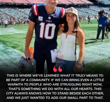 Drake Maye and His Wife Quietly Deliver 5,000 Winter Care Packages to Struggling Boston Families – A Silent Act That Is Melting the Hearts of Patriots Nation