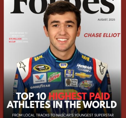 Chase Elliott shocks the world! Forbes ranks him among 2025’s top 10 highest-paid athletes — NASCAR fans stunned!