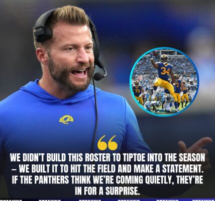 BREAKINGNEWS Sean McVay’s bold declaration electrifies NFL as Los Angeles Rams unveil season-opening lineup targeting Carolina Panthers