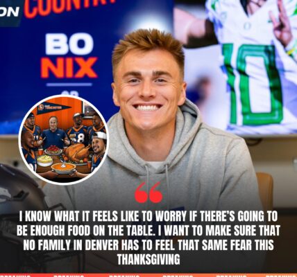 BREAKINGNEWS: Bo Nix commits $3 million on Thanksgiving to support low-income families in Denver with a childhood story that leaves Broncos Nation stunned
