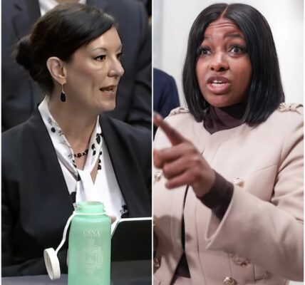 “THE QUESTION THAT SHATTERED THE ROOM” — JASMINE CROCKETT’S THREE WORDS THAT EXPOSED A SYSTEM ON THE BRINK