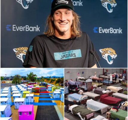 BREAKING NEWS: Trevor Lawrence of the Jacksonville Jaguars has pledged $5 million from his latest sponsorship deals to fund homeless shelters across Jacksonville