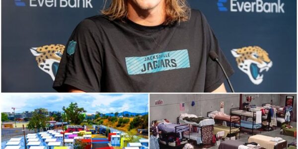 BREAKING NEWS: Trevor Lawrence of the Jacksonville Jaguars has pledged $5 million from his latest sponsorship deals to fund homeless shelters across Jacksonville
