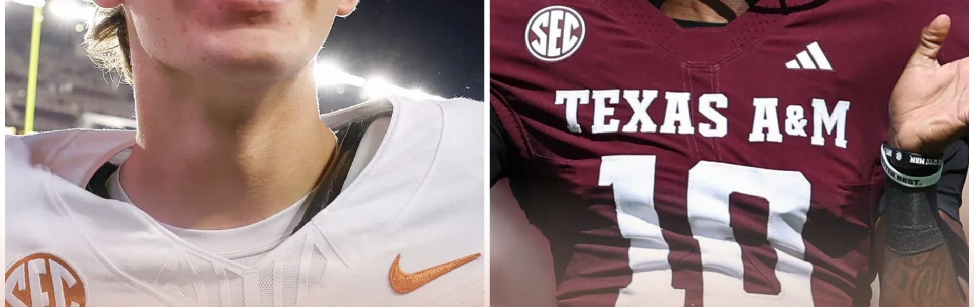 BREAKING NEWS Arch Manning crosses the field to console Marcel Reed after Texas beats Texas A&M 27–17 — the confrontational moment that shook college football