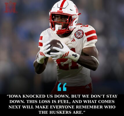 Emmett Johnson: The Huskers’ Defiant Spark After the Iowa Loss