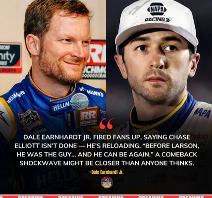 Dale Earnhardt Jr. Lights the Spark: Why Chase Elliott’s Comeback Might Be NASCAR’s Next Earthquake